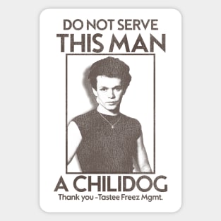 Do Not Serve This Man a Chili Dog Sticker